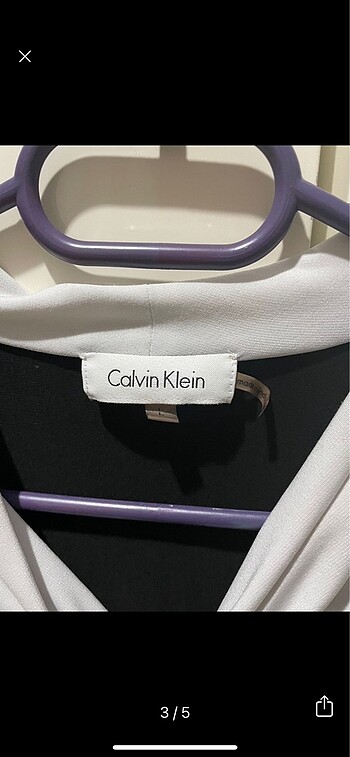 l Beden Calvin Klein bluz çok iyi durumda