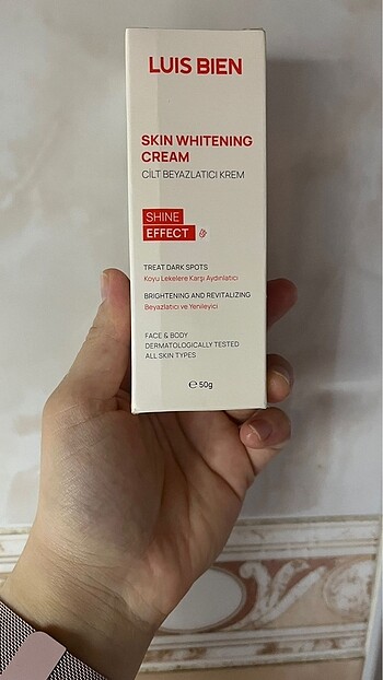 Beyazlatıcı aydınlatıcı krem luis bien
