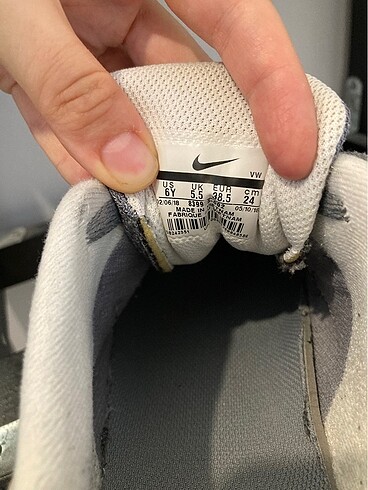 38,5 Beden gri Renk Orijinal Nike