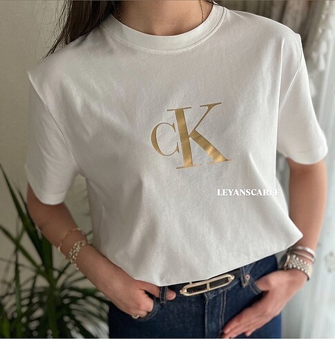 Calvin Klein Ck Tshirt Beyaz