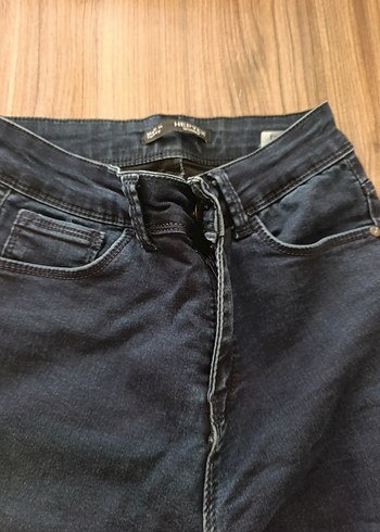 Diğer Koyu Lacivert Denim Jean