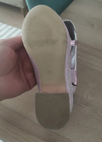 Kız Çocuk Pembe Tokalı Babet - Görsel 3