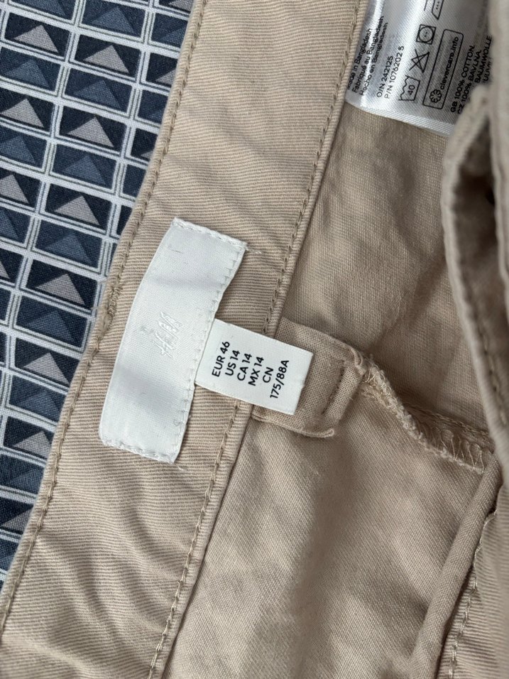 HM bej kargo pantolon - Görsel 2