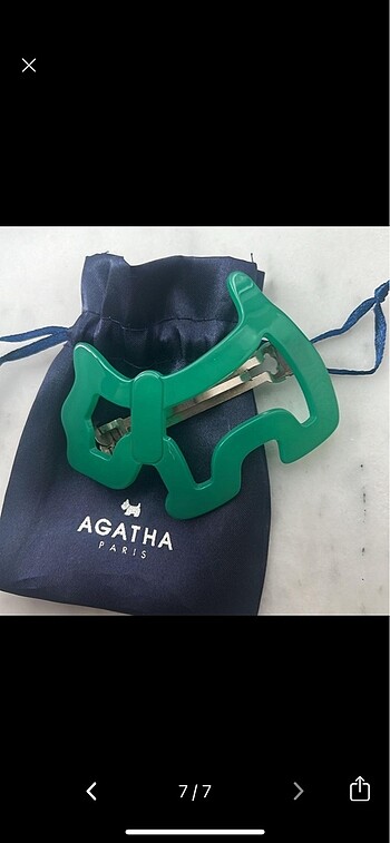 Beden yeşil Renk Agatha Toka