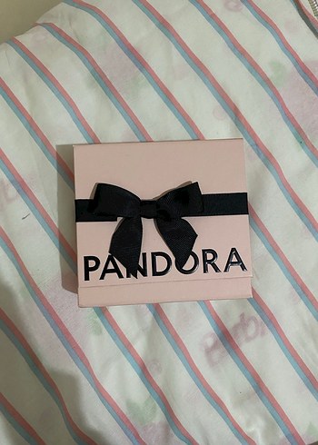 Pembe Pandora Kutusu Siyah Kurdeleli - Görsel 2