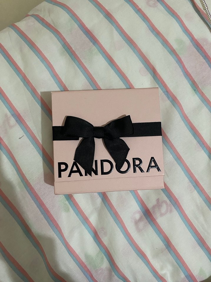 Pembe Pandora Kutusu Siyah Kurdeleli - Görsel 2