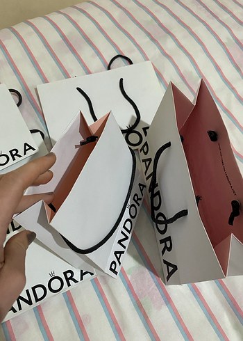 Beyaz Pandora Kağıt Çanta ve Torbalar - Görsel 6