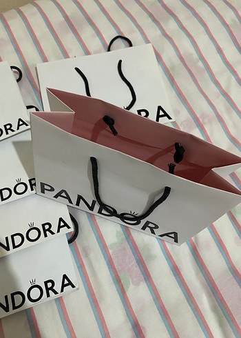 Beyaz Pandora Kağıt Çanta ve Torbalar - Görsel 2
