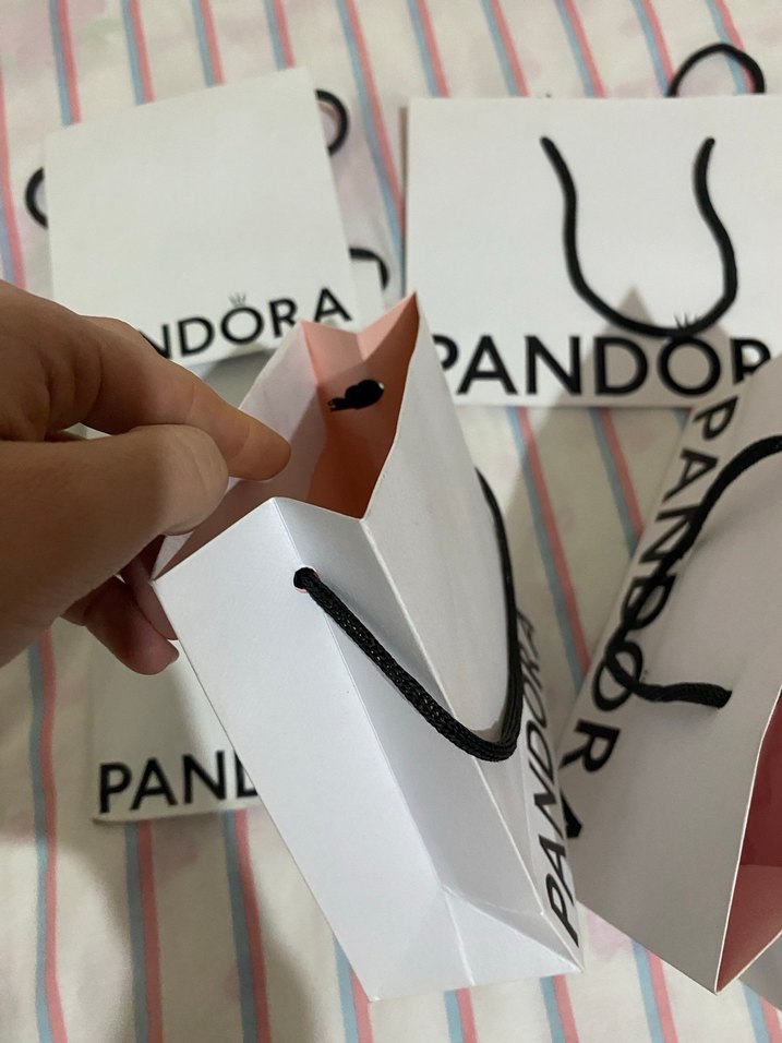 Beyaz Pandora Kağıt Çanta ve Torbalar - Görsel 5