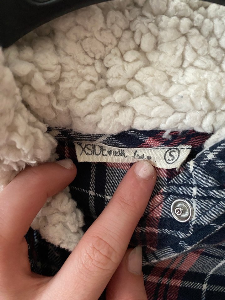 Düğmeli Uzun Kollu Ekose Gömlek - Görsel 4