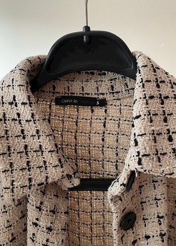 Düğmeli Bej  Stil Kadın Gömlek - Görsel 2