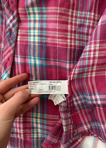 Düğmeli Pembe Bohem Kadın Gömlek - Görsel 2