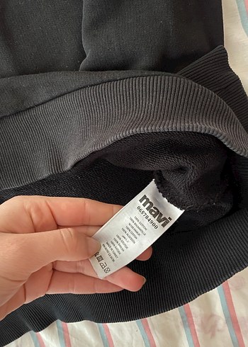 Kırmızı Baskılı Kapüşonlu Erkek Sweatshirt - Görsel 2