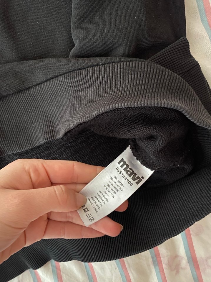 Kırmızı Baskılı Kapüşonlu Erkek Sweatshirt - Görsel 2