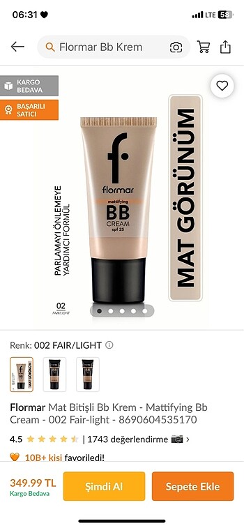 flormar bb krem