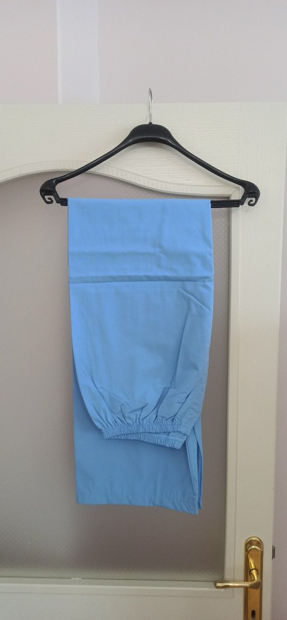 Mavi Düğmeli Erkek Pijama Takımı - Görsel 3