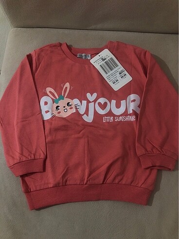 Kız bebek sweatshirt