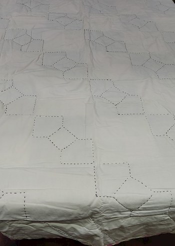 Nakışlı Mor Pastel Yatak Örtüsü - Görsel 8