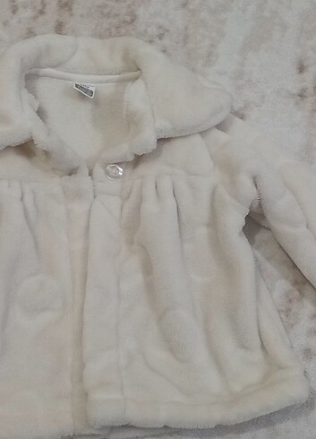 Kız bebek pelus mont