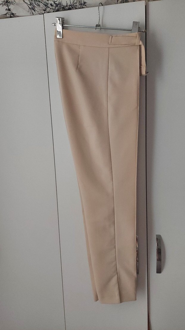 Bej Kadın Pantolon - Görsel 4