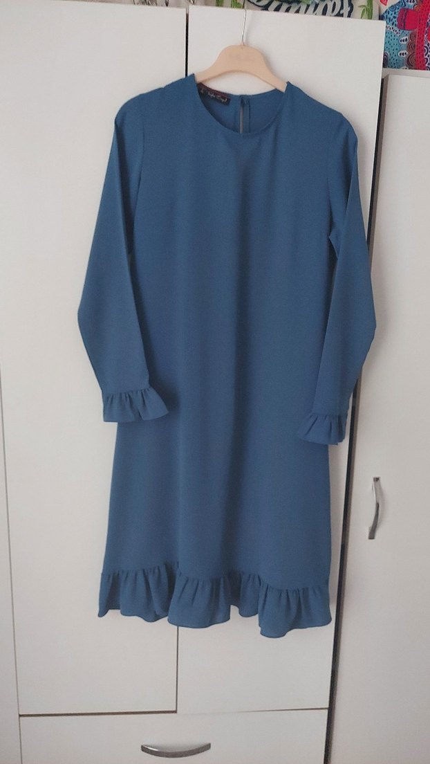 Mavi Uzun Kollu Tunik - Görsel 2