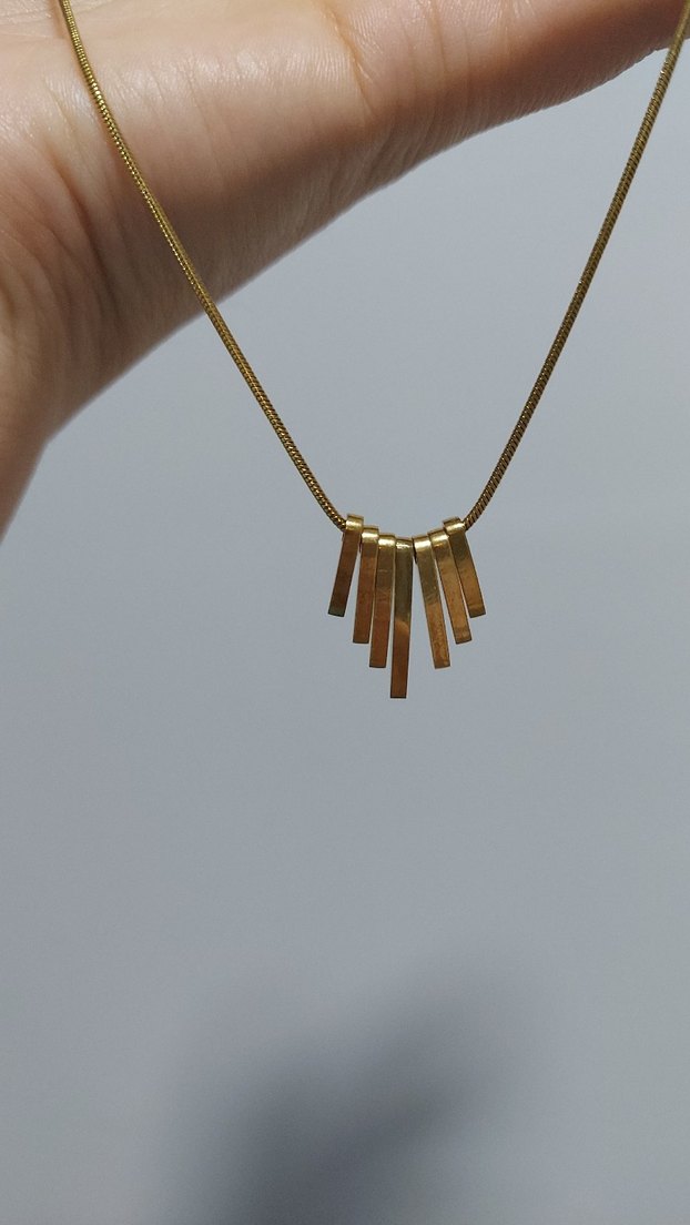 Çelik Midi Kolye - Görsel 2