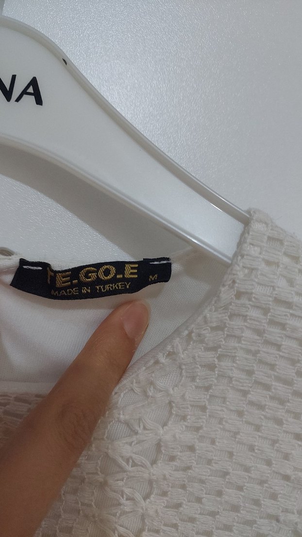 Beyaz Örgü Bohem Kadın Uzun Elbise - Görsel 3