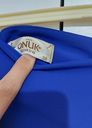 38 Beden mavi Renk Balık etek