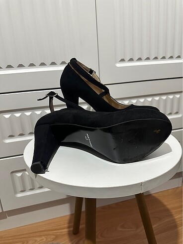 42 Beden siyah Renk Büyük Numara Kadın Topuklu Ayakkabı