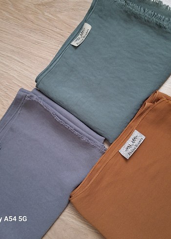 Fresh Scarfs Kahverengi Gri ve Yeşil Şal