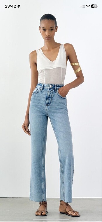 Zara straight fit jean