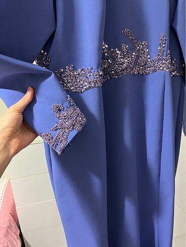 Özel dikim tesettür abiye - Görsel 5