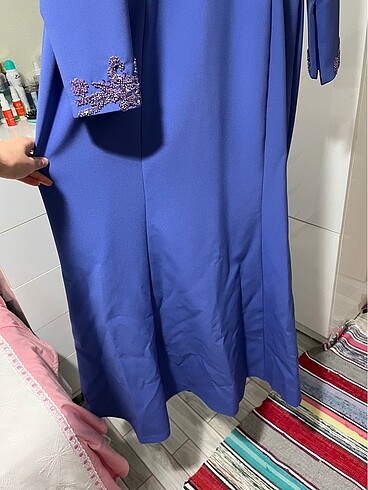 Özel dikim tesettür abiye - Görsel 7