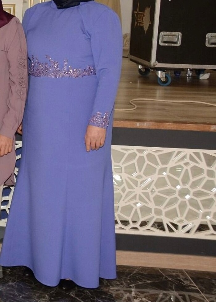 Özel dikim tesettür abiye - Görsel 2