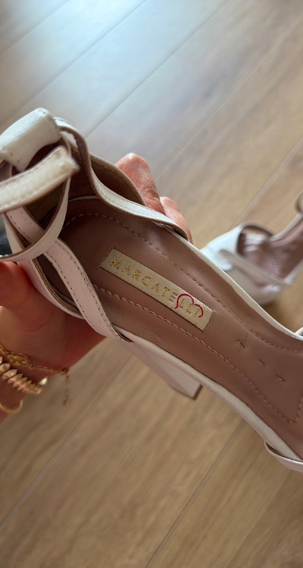 39 numara Gelin ayakkabısı Tokalı Kadın Topuklu Ayakkabı - Görsel 3