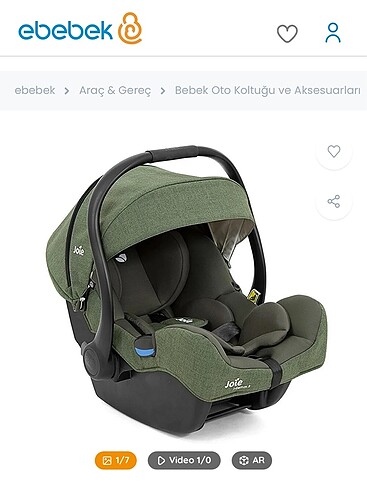 Joie Joei bebek arabası + puset