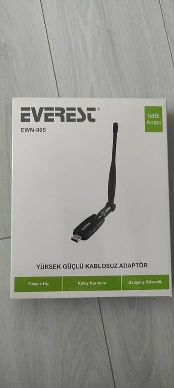 Everest Ewn-905 yüksek güçlü kablosuz adaptör 