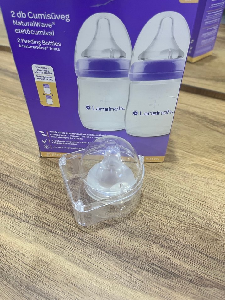 Lansinoh NaturalWave Biberon Emziği S 1 Ay+ - Görsel 2