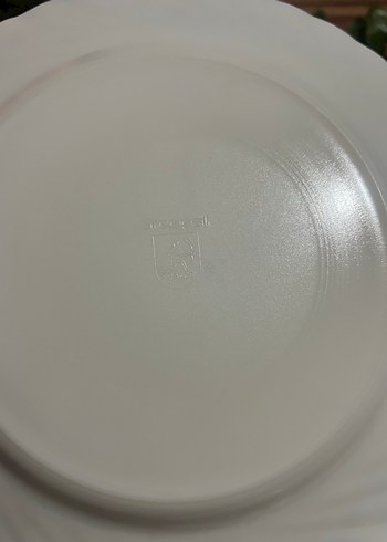 Pastel Çiçek Desenli Beyaz Tabak - Görsel 4