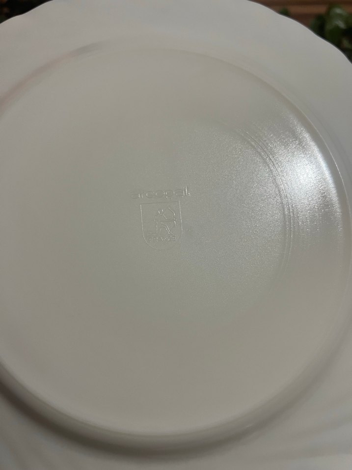 Pastel Çiçek Desenli Beyaz Tabak - Görsel 4