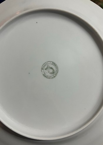 Beyaz Çiçek Desenli Yemek Tabağı Seti 10 adet - Görsel 5