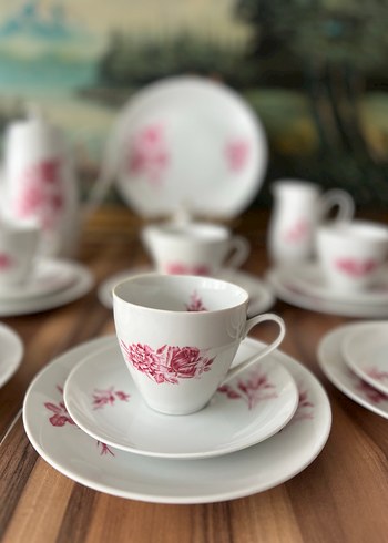 Çekoslavak damgalı çay takımı - Görsel 15