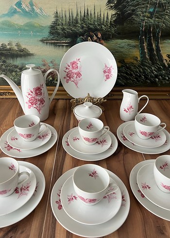 Çekoslavak damgalı çay takımı - Görsel 7