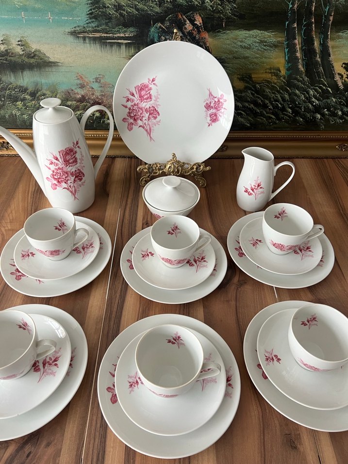 Çekoslavak damgalı çay takımı - Görsel 5