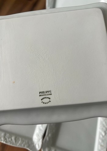 Beyaz Kabartmalı Porselen Sunum Tabakları Seti - Görsel 4