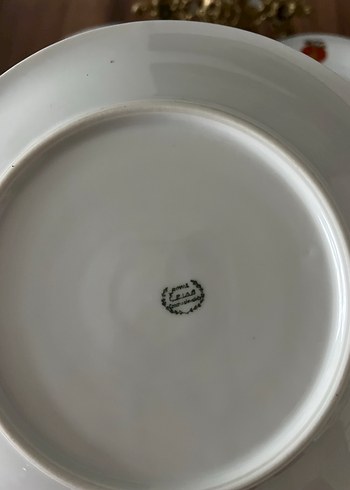 Meyve Desenli Beyaz Porselen Tabak Seti - Görsel 10