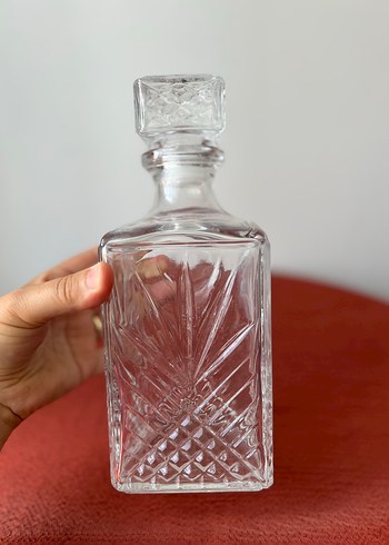 American Vintage Parlak Beyaz Kristal karaf