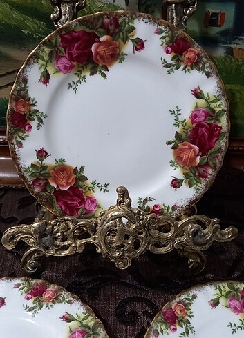 Beden çeşitli Renk Royal albert tatlı tabağı