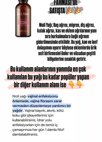 Dr.C.Tuna Nioli Yağı - Kadınlar İçin Anti-Aging Serum