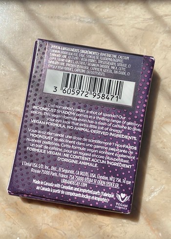Beden Urban Decay Moon Dust Parlak Far Mor
